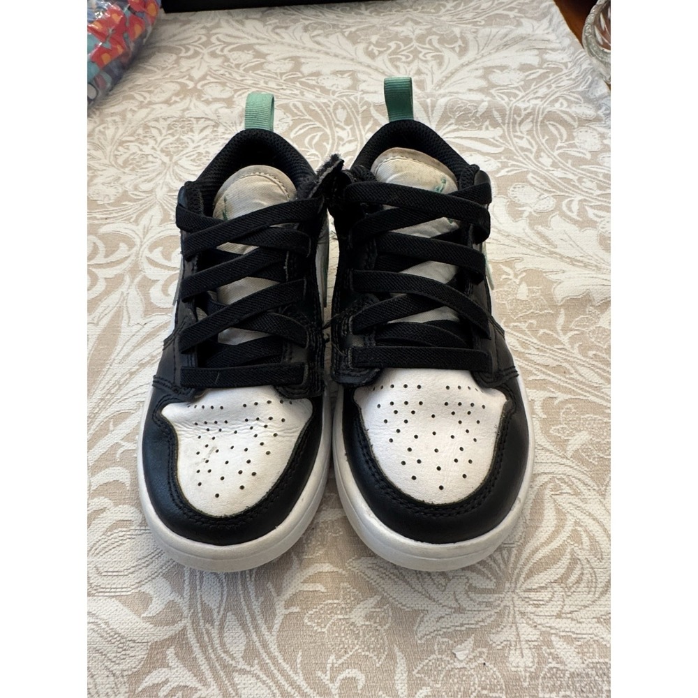 Nike Air Jordan 1 Low ALT PS Preschool Kids Black White Sneakers 12C
